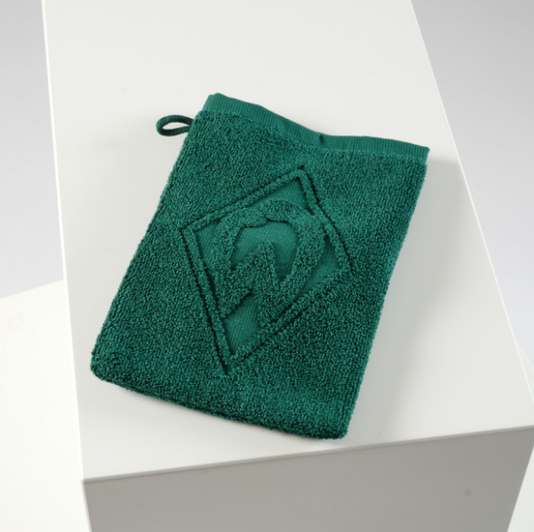 Werder Bremen - GOTS Waschhandschuh Raute